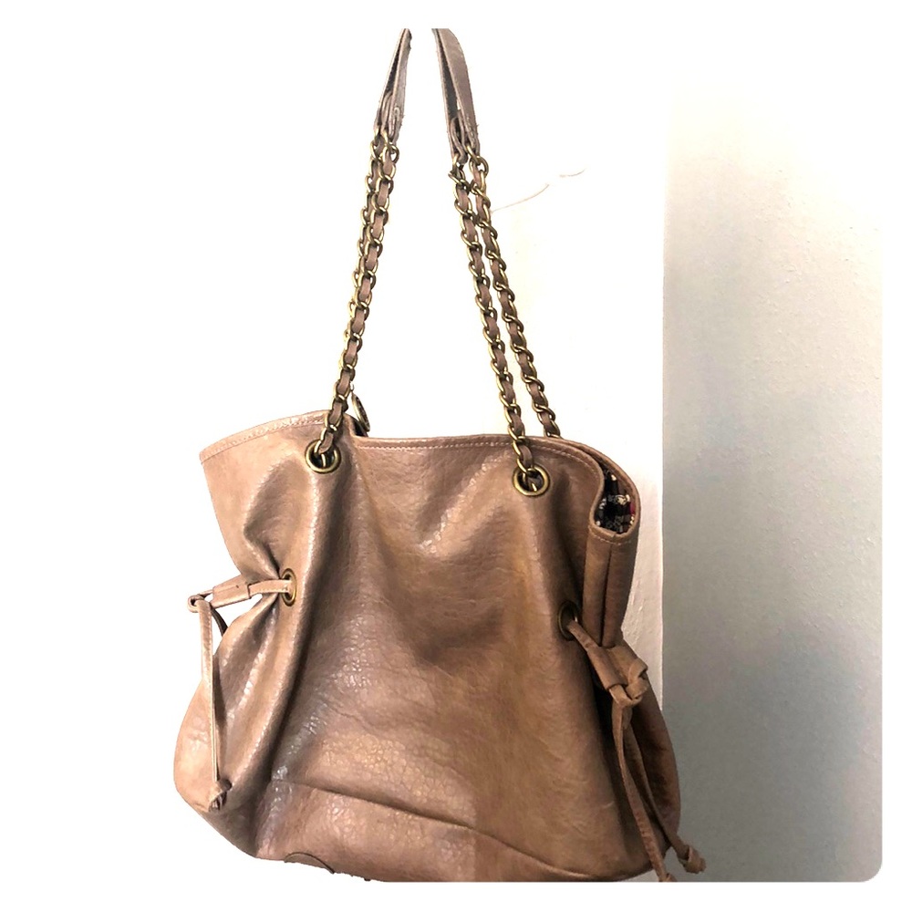 Jessica Simpson Large Leather Shoulder Bag